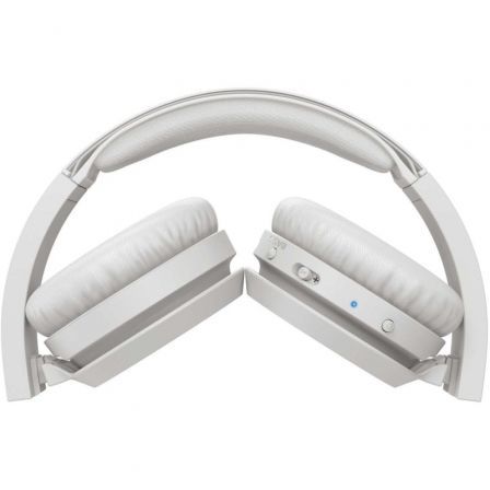 Philips TAH4205/WT Auriculares Inalámbricos de Diadema con Refuerzo de Graves, Blanco